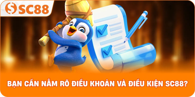 bạn cần nắm rõ Điều khoản và Điều kiện SC88