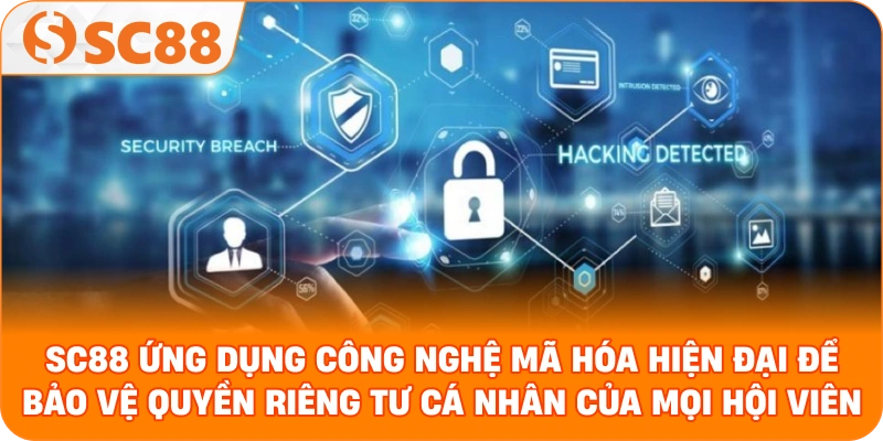 SC88 ứng dụng công nghệ mã hóa hiện đại để bảo vệ quyền riêng tư cá nhân của mọi hội viên.